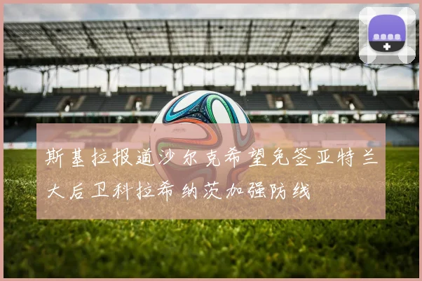 斯基拉报道沙尔克希望免签亚特兰大后卫科拉希纳茨加强防线